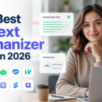 **Alt Text:** AI text humanizer tools dashboard showing AI-generated content being transformed into natural, human-like writing with the 10 best AI text humanizer tools for 2026.